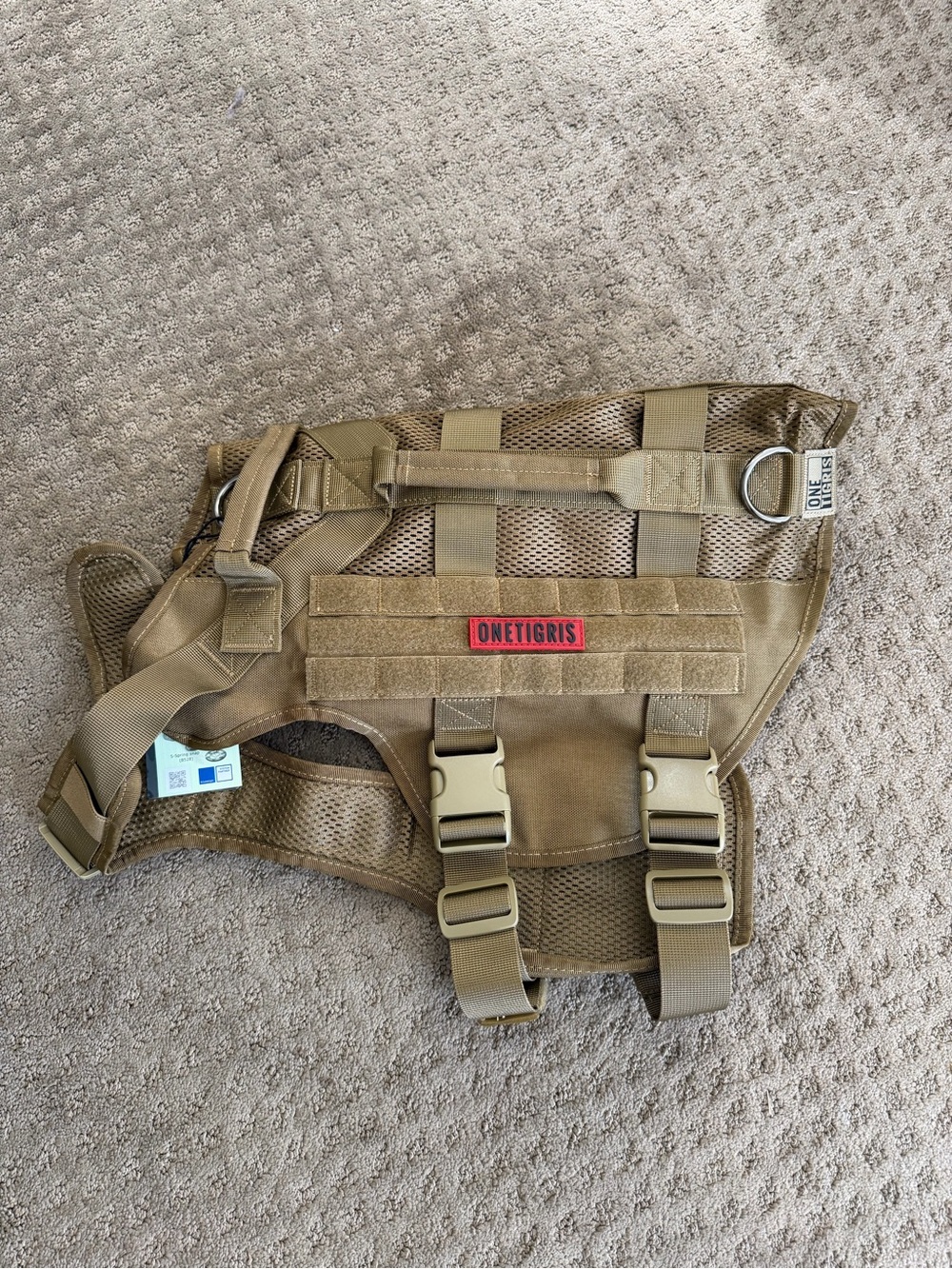 OneTigris Tactical Dog Harness in Coyote Brown - Picture 1 of 5